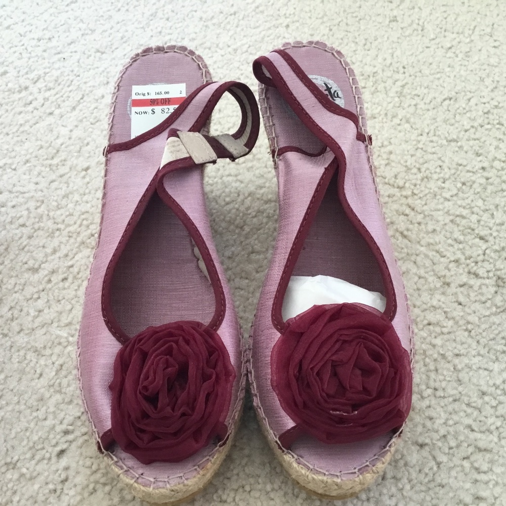 Vidorreta Orquidea  sandals sz 41 NWT Mint Mauve $165